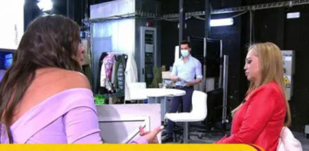 Anabel Pantoja y Belén Esteban se reconcilian en 'Sálvame'.