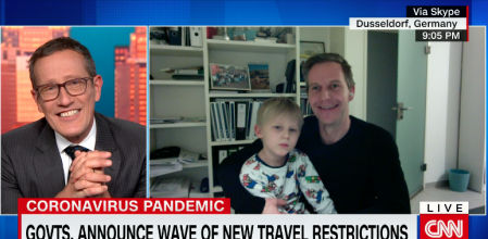 El hijo del director de Trivago lo ‘trolea’ en una entrevista para la CNN