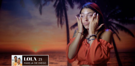 Lola se rompe al hablar de Orus, el perro que tiene con Diego, en 'La isla de las tentaciones'