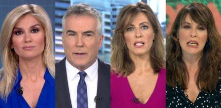 Sandra Golpe, David Cantero, Ángeles Blanco y Mamen Mendizabal