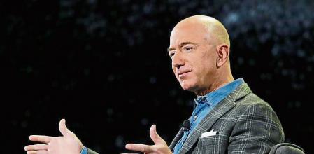 FILE - In this Thursday, June 6, 2019, file photo, Amazon CEO Jeff Bezos speaks at the Amazon re:MARS convention, in Las Vegas. Amazon said Tuesday, Feb. 2, 2021, that Bezos is stepping down as CEO later in the year, a role he's had since he founded the company nearly 30 years ago. (AP Photo/John Locher, File)