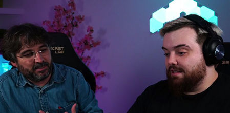 Jordi Évole e Ibai Llanos en una retransmisión de Twitch