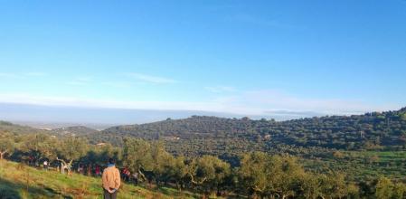 Panorámica de la Sierra de la Mosca, donde se planea abrir la mina de litio.