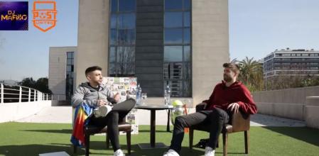 Piqué en la entrevista con DjMariio