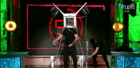 El mago Pando y su actuación en 'Sálvame'.