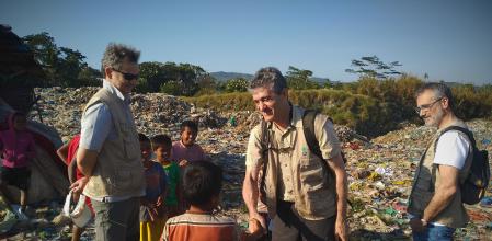 Rodaje del cortometraje 'El monstruo invisible', impulsado por Acción contra el Hambre.