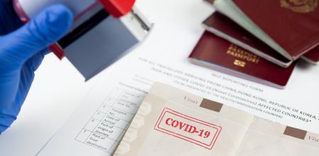 Un control en un aeropuerto