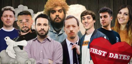 El equipo de Ibai Llanos para el programa especial de 'First Dates'.