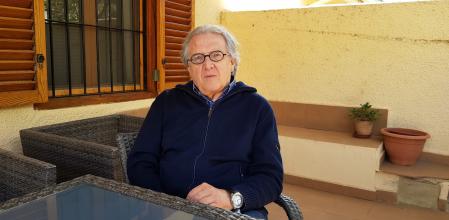 Joan Romero durante la entrevista