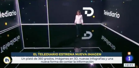 Así es el nuevo plató del Telediario de TVE