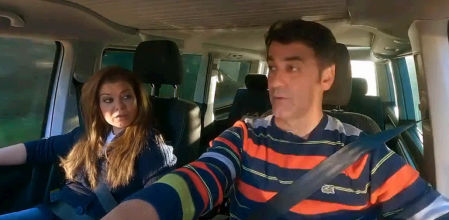 María José Campanario aparece en una promo de 'Dos parejas y un destino' con Jesulín.