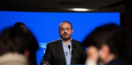 El presidente del Partido Popular en Catalunya, Alejandro Fernández