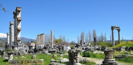 Estado actual de las ruinas de Afrodisias.