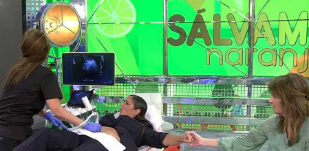 ‘Sálvame’ hace una ecografía en directo a Anabel Pantoja