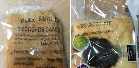 Productos afectados de Dulce Extremadura S.L