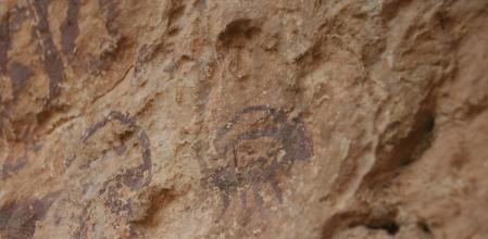 Pinturas rupestres en la cueva de los Letreros, en Vélez Blanco