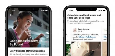 La campaña de Facebook en un iPhone
