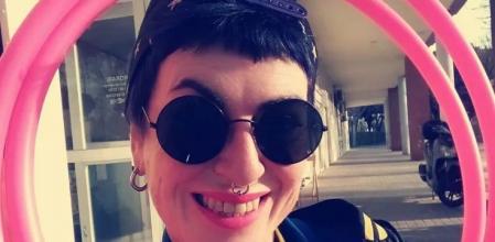 Sara Casiccia, la anarquista italiana acusada de quemar una furgoneta de la Guardia Urbana con un agente dentro