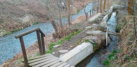 La ruta de las pasarelas entre Ger y All.