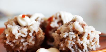 Albóndigas de arroz