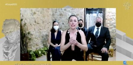 Patricia López Arnaiz tras ganar el Goya a mejor actriz