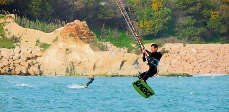 Kitesurf en Rota.