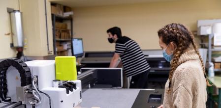 Una alumna de FP de Salesians Sarrià