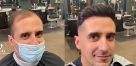 El antes y después de uno de los clientes