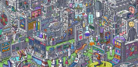 'American Football Laboratory. The Mural', obra de Javier Arrés a la venta en NFTs