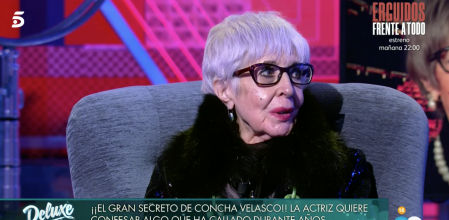 Concha Velasco ha confesado en 'Sábado Deluxe' que está siendo muy duro sobrellevar la muerte de Fernando