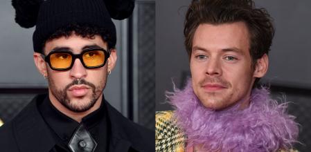 Bad Bunny y Harry Styles en los premios Grammy 2021