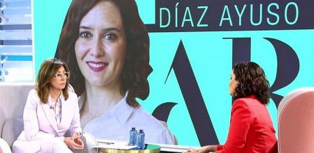 Ayuso a Ana Rosa en directo: “¿Te han llamado fascista? Pues estás en el lado bueno de la historia”