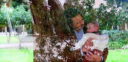 Ramón con su hija Silvana.