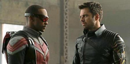 Anthony Mackie es Falcon y Sebastian Stan es el Soldado de Invierno