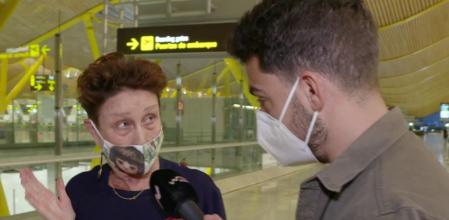 El encontronazo de Verónica Forqué con un reportero que se ha hecho viral