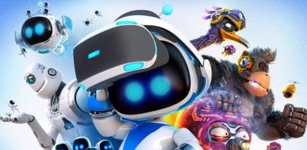 Astro Bot: Rescue Mission es uno de los videojuegos para realidad virtual de la promoción