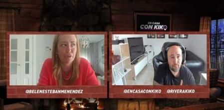 Kiko Rivera y Belén Esteban charlan en Twitch.
