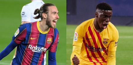 Mingueza e Ilaix piden paso en el primer equipo