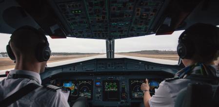 El piloto fue pillado por un micrófono abierto.