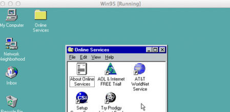 La aplicación de Internet Mail da acceso a una ventana secreta