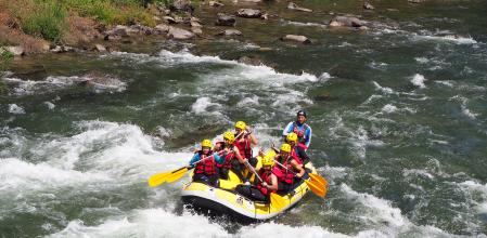 Descenso en rafting por el Noguera Pallaresa