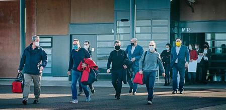 29012021 Salida de permiso de los presos del procés de la cárcel de Lledoners