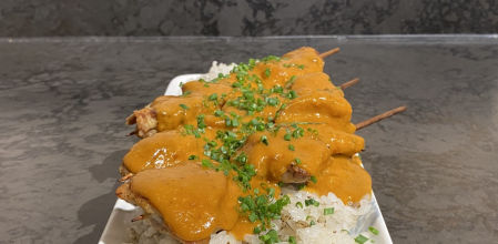 El pollo satay de Miquel Antoja