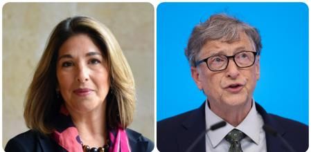 Noemi Klein y Bill Gates