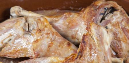 Lechazo típico de Aranda de Duero