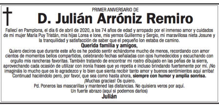 Una importante recomendación.