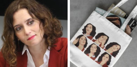 En la web se venden desde camisetas con frases de la candidata hasta bolsas con su rostro