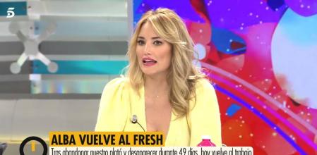Alba Carrillo explica su ausencia de 'Ya es mediodía'.