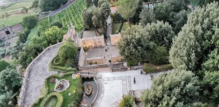 Foto aérea de Villa d'Este