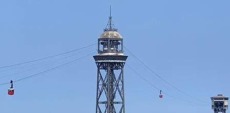 Panorámica de la torre de Jaume I y la torre de Sant Sebastià.